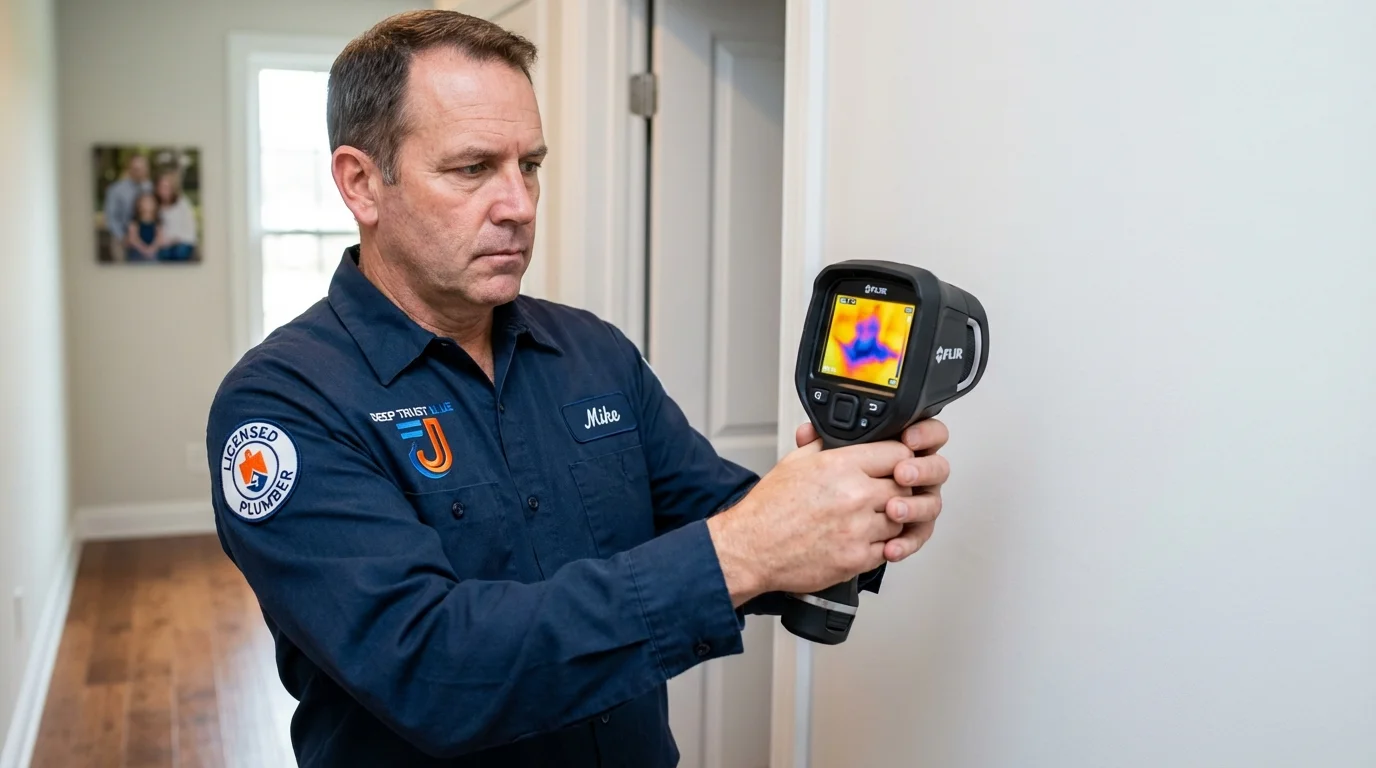 Thermal imaging leak detection by Johns Plumbing LLC in Diboll